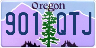 OR license plate 901QTJ