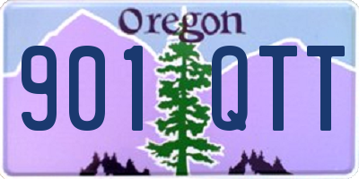 OR license plate 901QTT