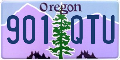 OR license plate 901QTU