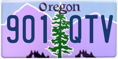 OR license plate 901QTV