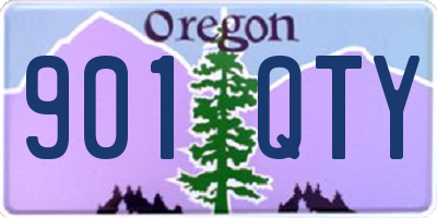 OR license plate 901QTY