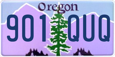 OR license plate 901QUQ