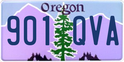 OR license plate 901QVA