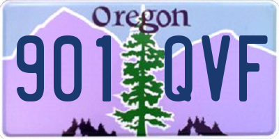 OR license plate 901QVF