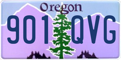 OR license plate 901QVG