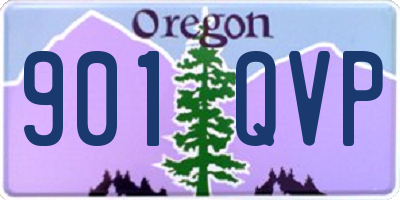 OR license plate 901QVP