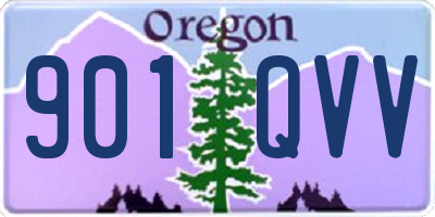 OR license plate 901QVV