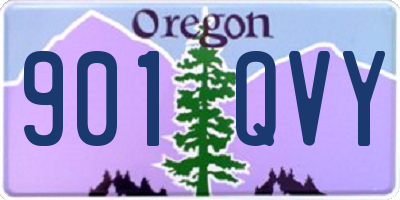 OR license plate 901QVY