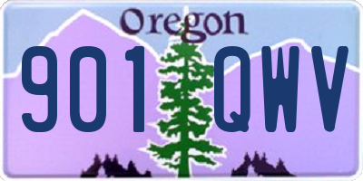 OR license plate 901QWV