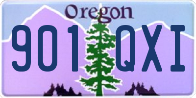 OR license plate 901QXI