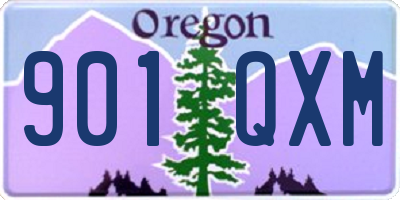 OR license plate 901QXM
