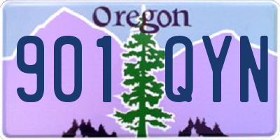 OR license plate 901QYN