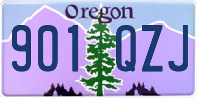 OR license plate 901QZJ