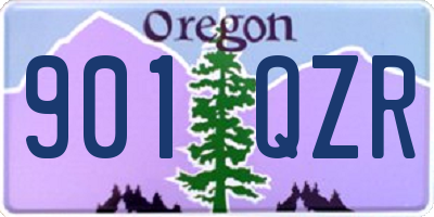 OR license plate 901QZR