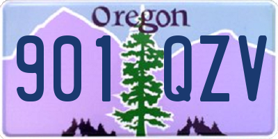OR license plate 901QZV