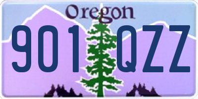 OR license plate 901QZZ