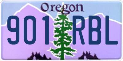 OR license plate 901RBL