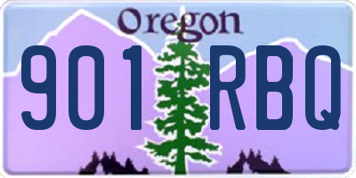 OR license plate 901RBQ