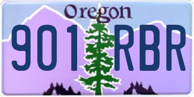 OR license plate 901RBR