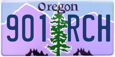 OR license plate 901RCH