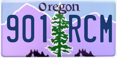 OR license plate 901RCM