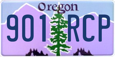 OR license plate 901RCP