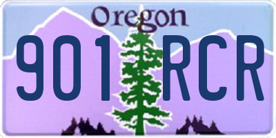 OR license plate 901RCR