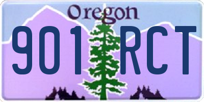 OR license plate 901RCT
