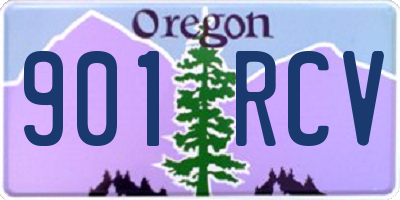 OR license plate 901RCV