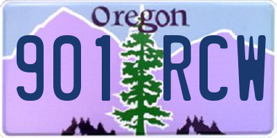 OR license plate 901RCW