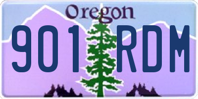 OR license plate 901RDM