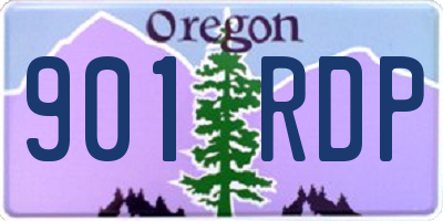 OR license plate 901RDP