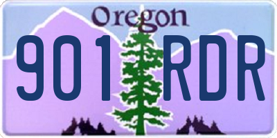 OR license plate 901RDR