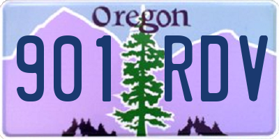 OR license plate 901RDV