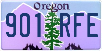 OR license plate 901RFE