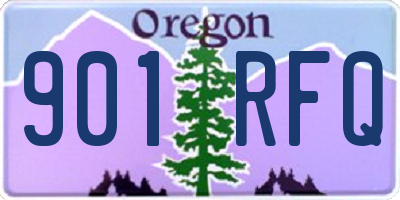 OR license plate 901RFQ