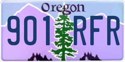 OR license plate 901RFR