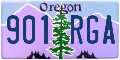 OR license plate 901RGA