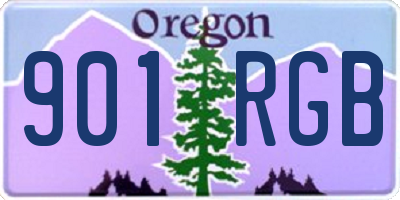 OR license plate 901RGB