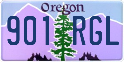 OR license plate 901RGL