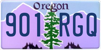 OR license plate 901RGQ