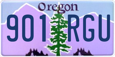OR license plate 901RGU