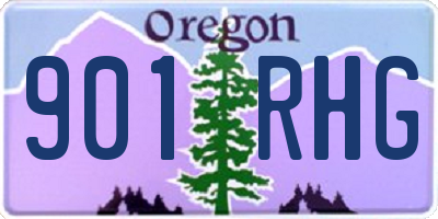 OR license plate 901RHG