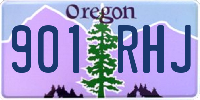 OR license plate 901RHJ