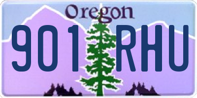 OR license plate 901RHU