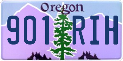 OR license plate 901RIH