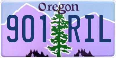 OR license plate 901RIL