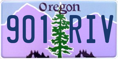 OR license plate 901RIV
