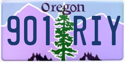 OR license plate 901RIY