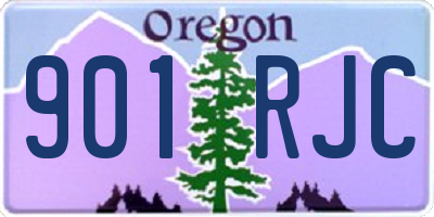 OR license plate 901RJC